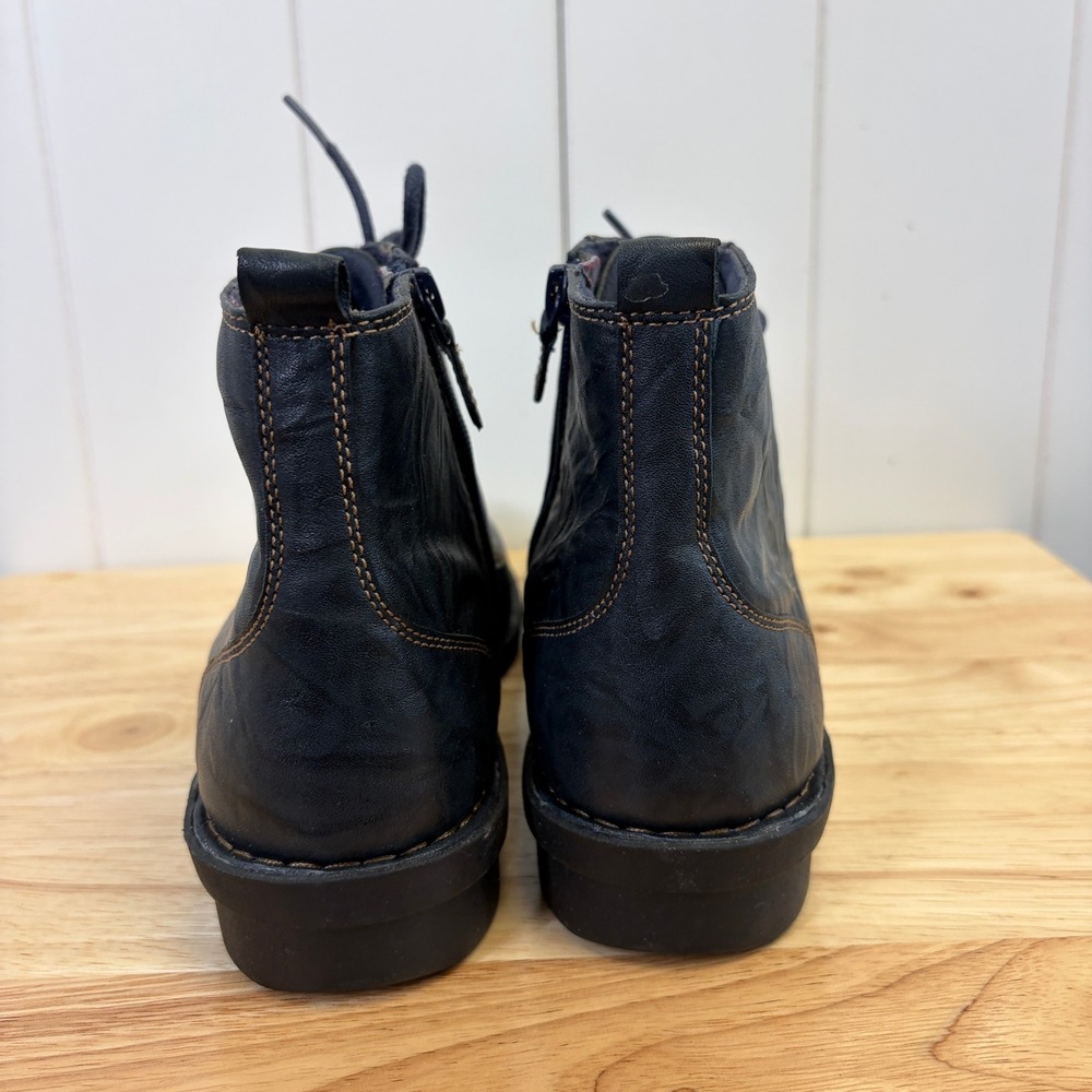Clarks Nikki North Comfort Leather Lace Up Booties Women Size 10M Dark Academia - Picture 8 of 8